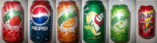 PEPSI  MIRINDA  SHANI  7UP  SNANI